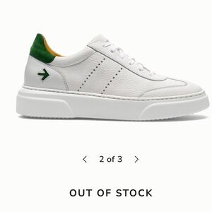 Magnanni × Pelotonia Women’s 6.5 Sneakers White & Green (Sold Out Edition)